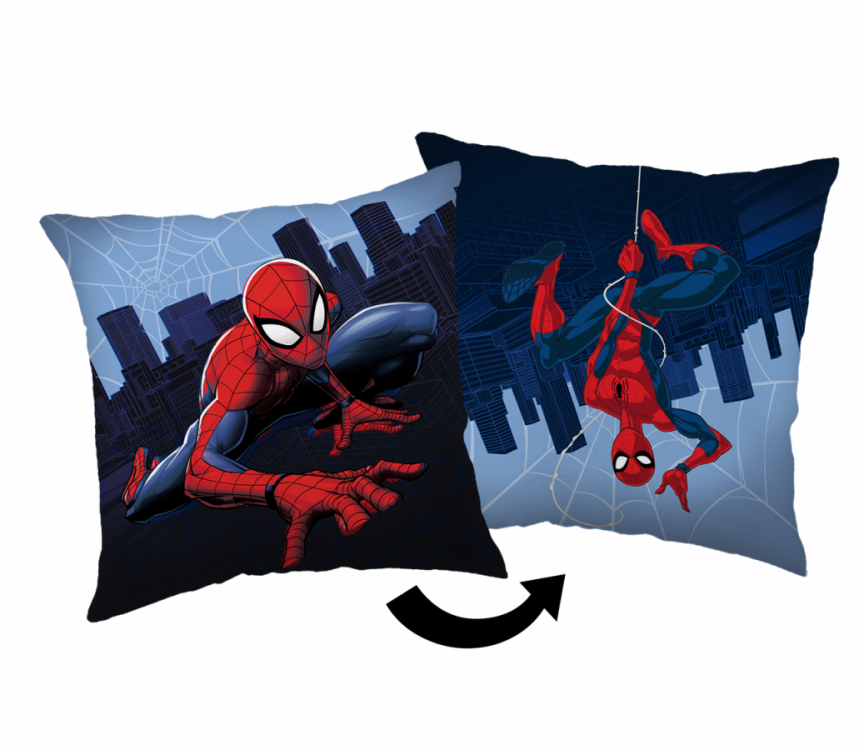 Polštářek micro fleece Spiderman 35 x 35 cm č.1