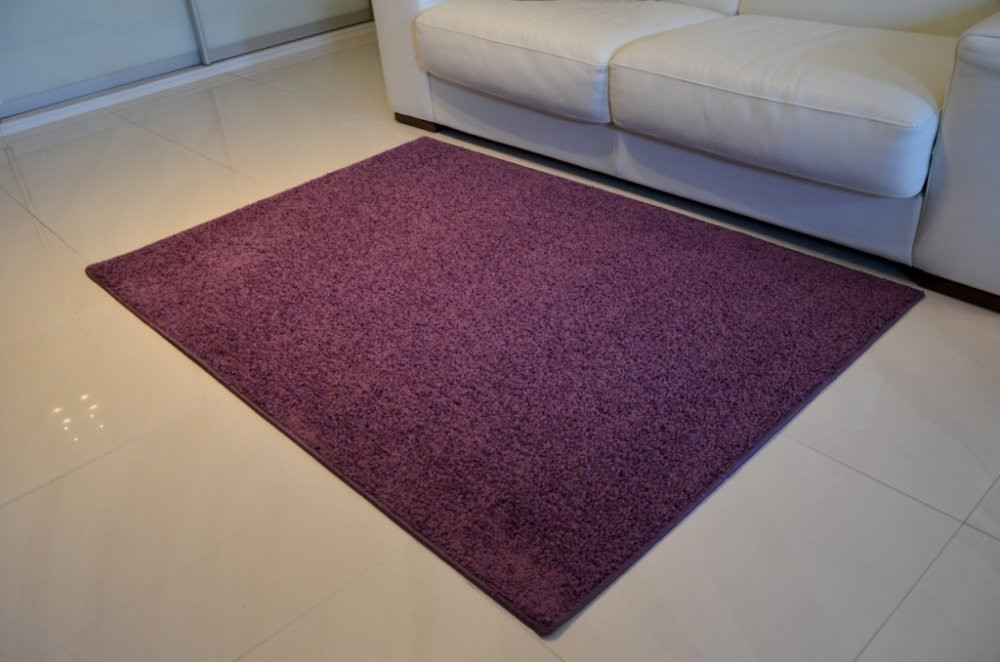 Kusový koberec Color shaggy fialový č.2