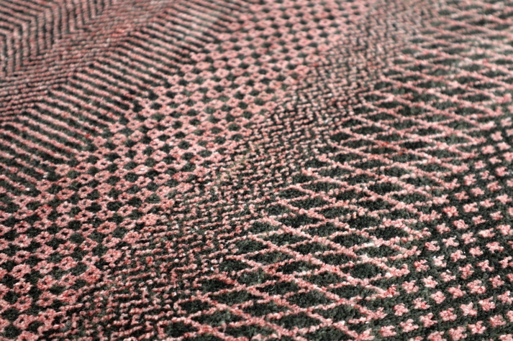 Ručně vázaný kusový koberec Diamond DC-MCN Black/rust č.6