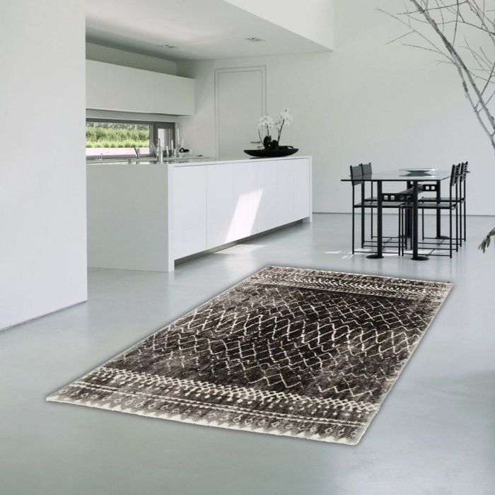 Kusový koberec Loftline K11490-01-anthracite č.4