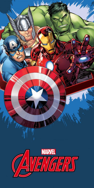 Osuška dětská Avengers Heroes 70 x 140 cm č.1