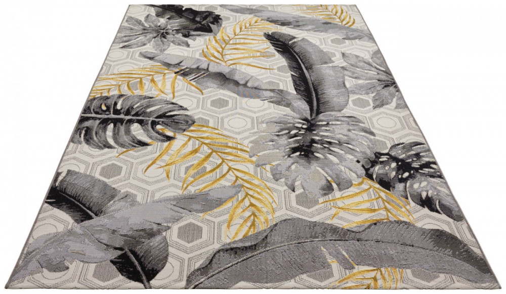 Kusový koberec Flair 105612 Gold Leaves Multicolored – na ven i na doma č.4