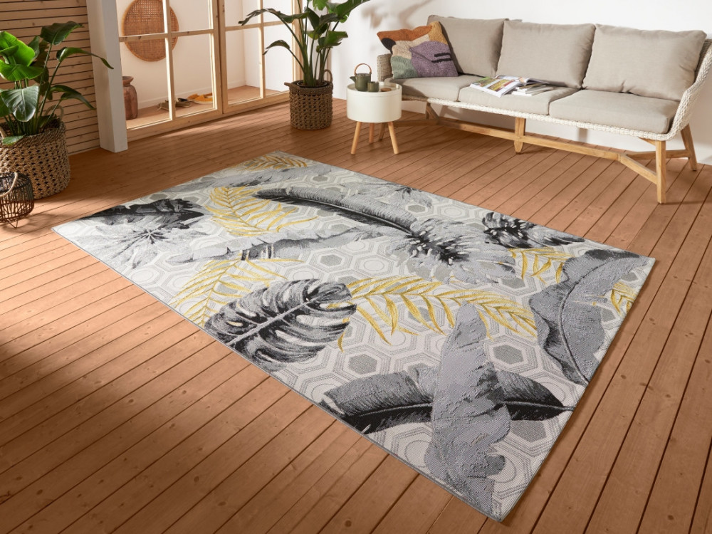 Kusový koberec Flair 105612 Gold Leaves Multicolored – na ven i na doma č.5