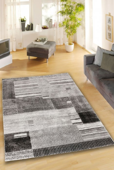 Kusový koberec Loftline K11497-01-anthracite č.2