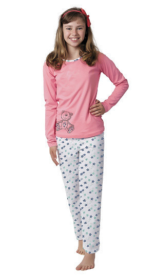 Pyžamo dívčí s motivem medvídka mix velikostí č.1