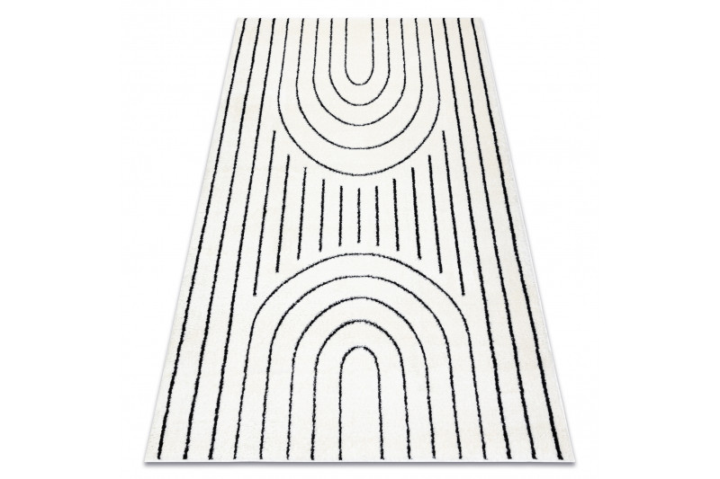 Kusový koberec Mode 8494 geometric cream/black č.7
