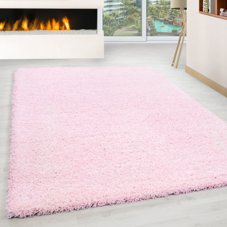 Kusový koberec Life Shaggy 1500 pink č.2