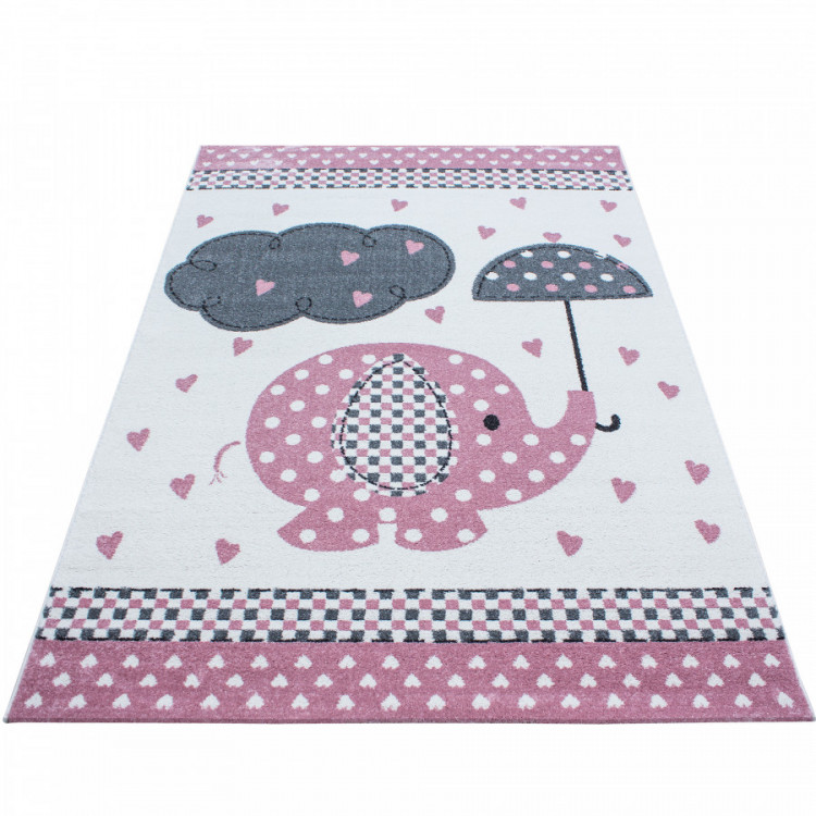 Dětský kusový koberec Kids 570 pink č.7