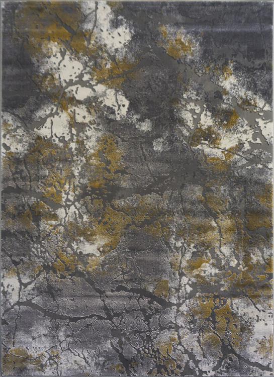 Kusový koberec Zara 9651 Yellow Grey č.1