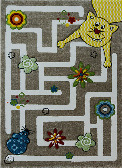 Dětský kusový koberec Smart Kids 22303 Beige č.1