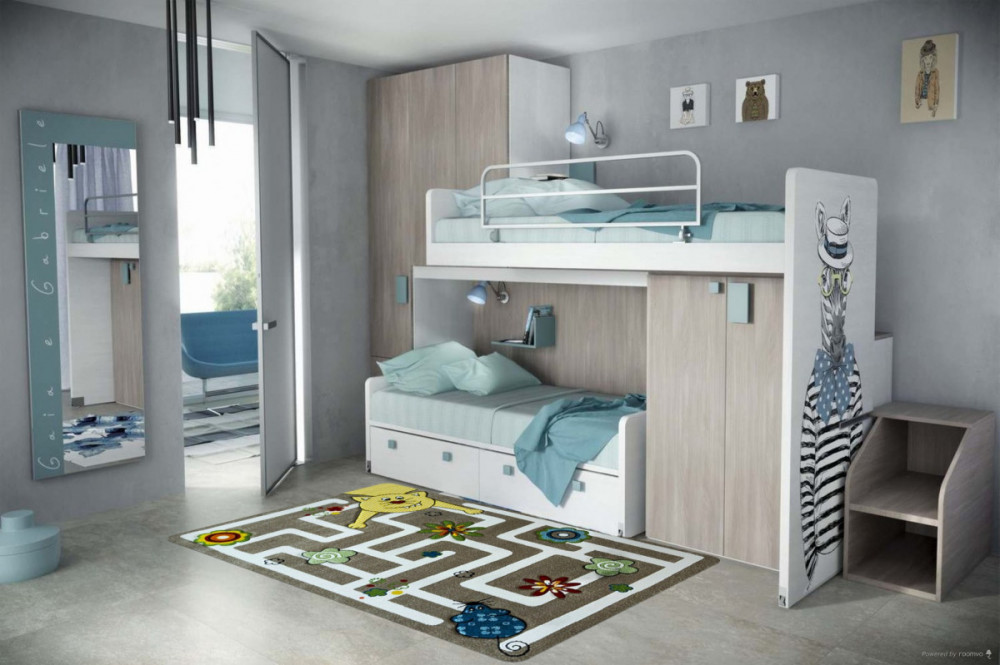 Dětský kusový koberec Smart Kids 22303 Beige č.5