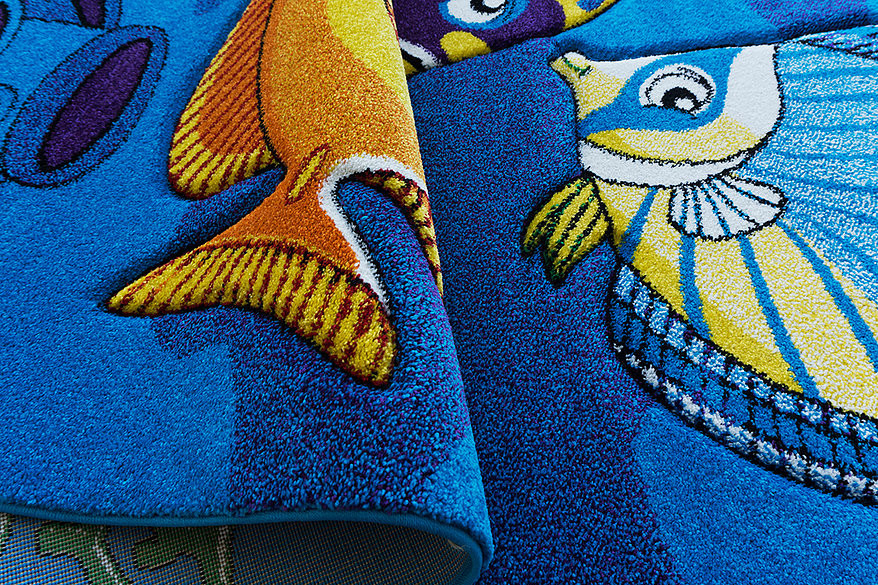 Dětský kusový koberec Smart Kids 22308 Blue č.4