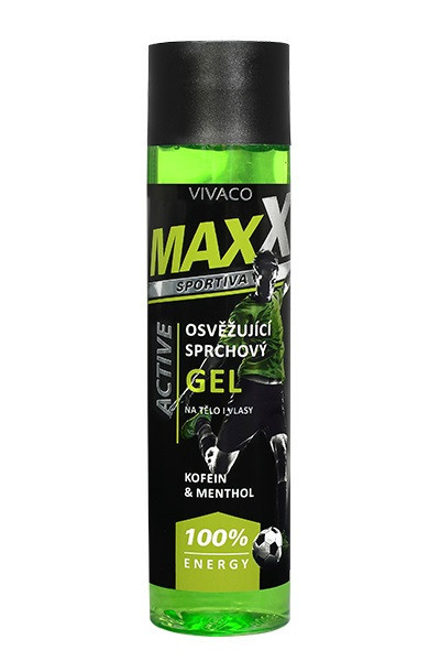 Sprchový gel Maxx Sportiva ACTIVE zelený 250 ml č.1