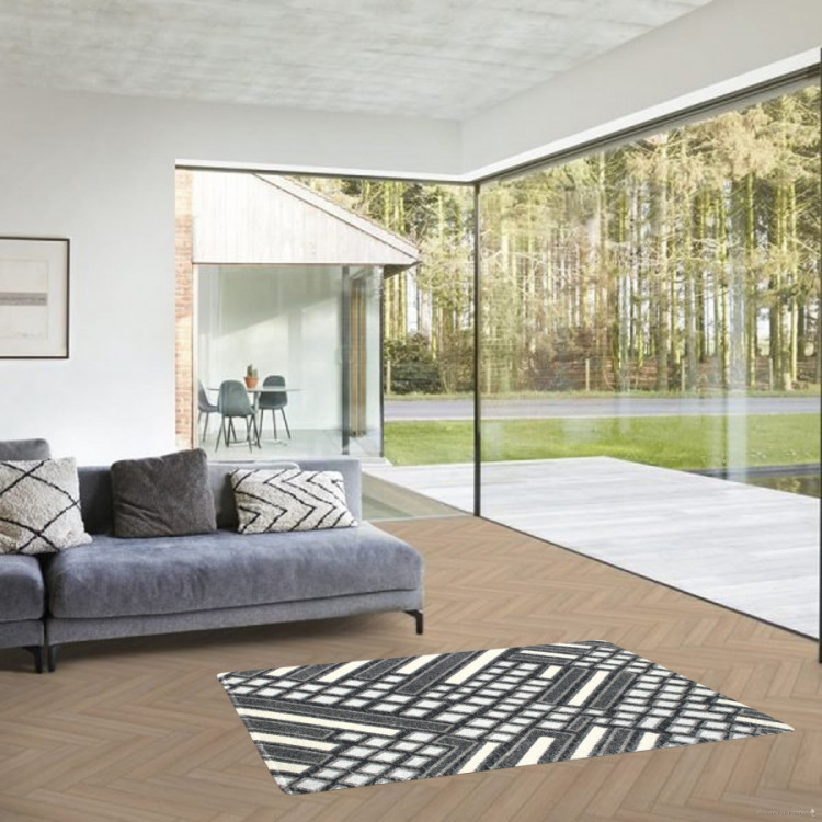 Kusový koberec Aspect 1812 Dark Grey č.3