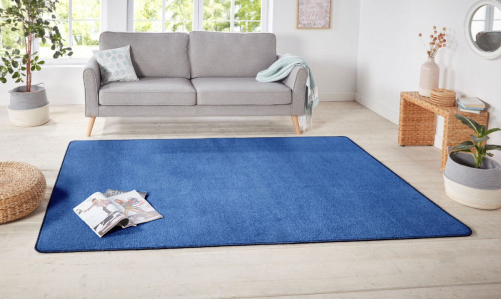 Kusový koberec Nasty 101153 Blau 200x200 cm čtverec č.3