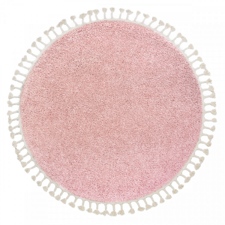 Kusový koberec Berber 9000 pink kruh č.1
