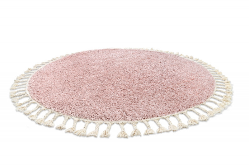 Kusový koberec Berber 9000 pink kruh č.7
