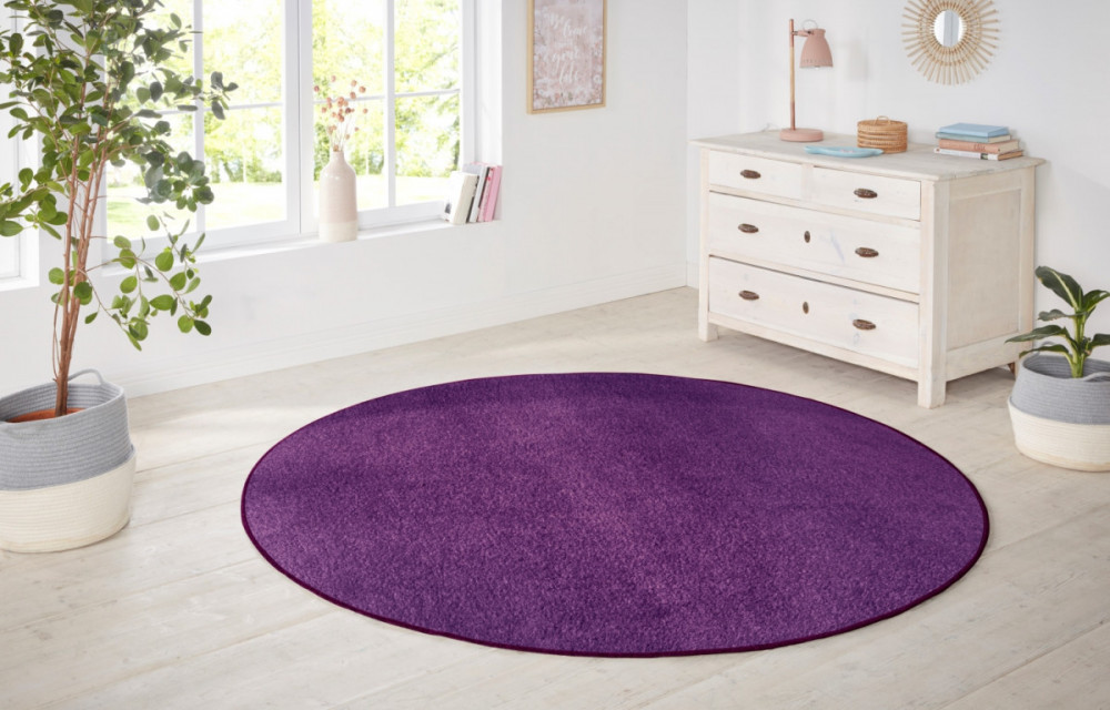Kusový koberec Nasty 101150 Purple kruh č.3