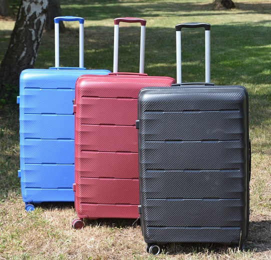 Cestovní kufry Exclusive modré - set 3 kusů č.5