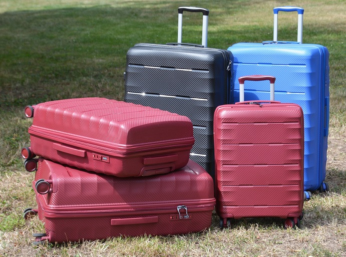 Cestovní kufry Exclusive modré - set 3 kusů č.6
