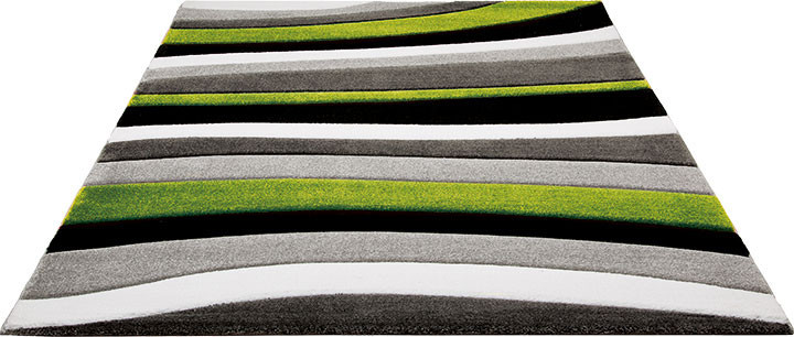 Kusový koberec Moderno 904 grey-green stripe č.2