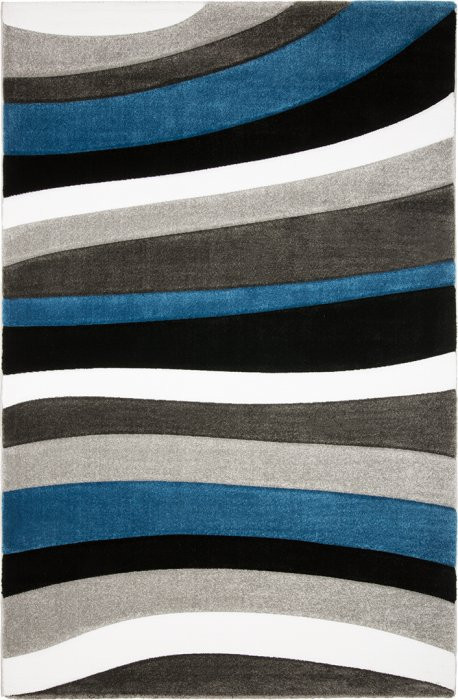 Kusový koberec Moderno 904/grey-blue stripe č.1