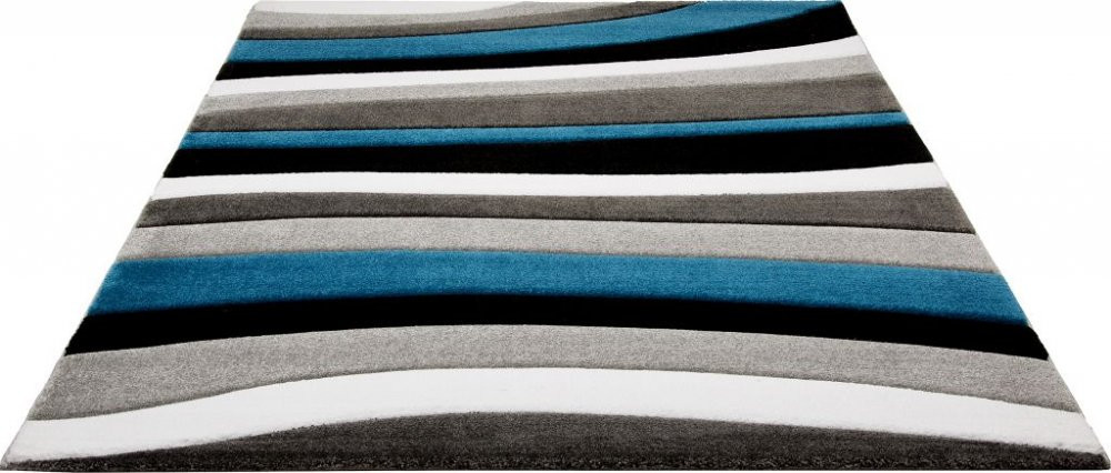 Kusový koberec Moderno 904/grey-blue stripe č.2