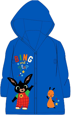 Chlapecká pláštěnka Bing modrá 92 - 110 č.1