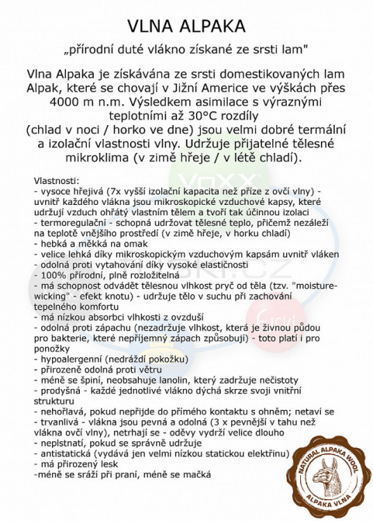 Ponožky ALTA tyrkys vlna merino č.3