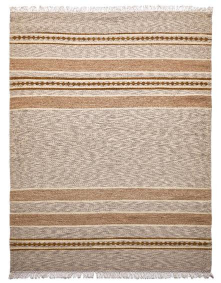 Ručně vázaný kusový koberec Wild West DESP HL62 Natural Brown č.1
