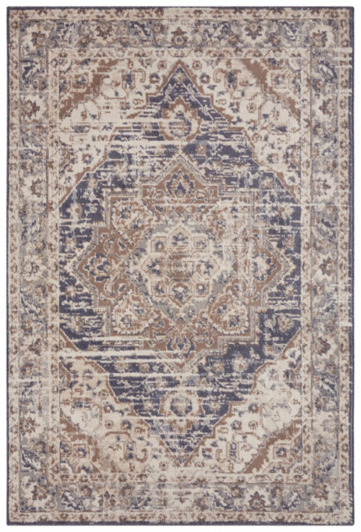Kusový koberec Terrain 105595 Sand Cream Blue č.1