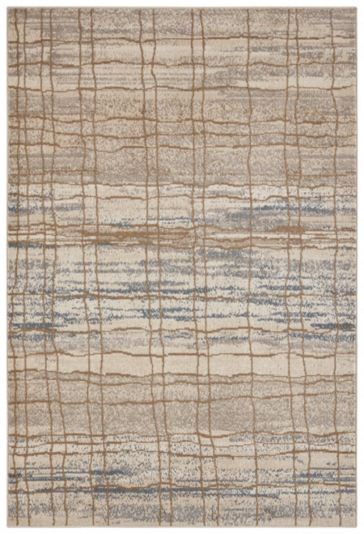 Kusový koberec Terrain 105601 Jord Cream Blue č.1