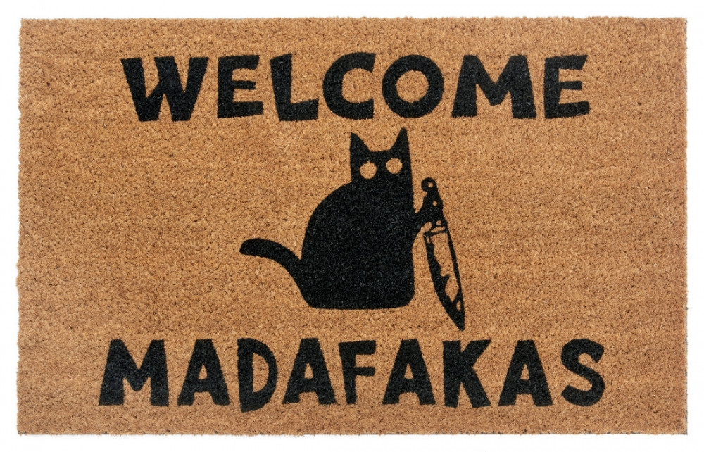 Rohožka Mix Mats Cocos 105668 - Welcome madafakas č.1