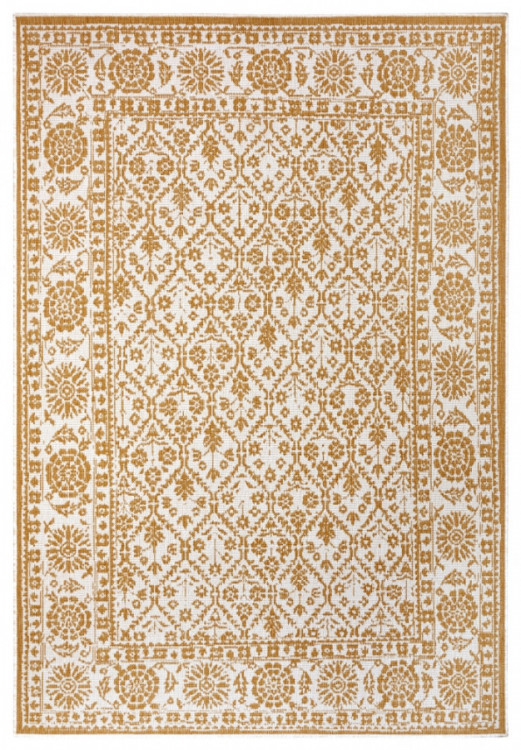 Kusový koberec Twin-Wendeteppiche 105789 Ochre – na ven i na doma č.1