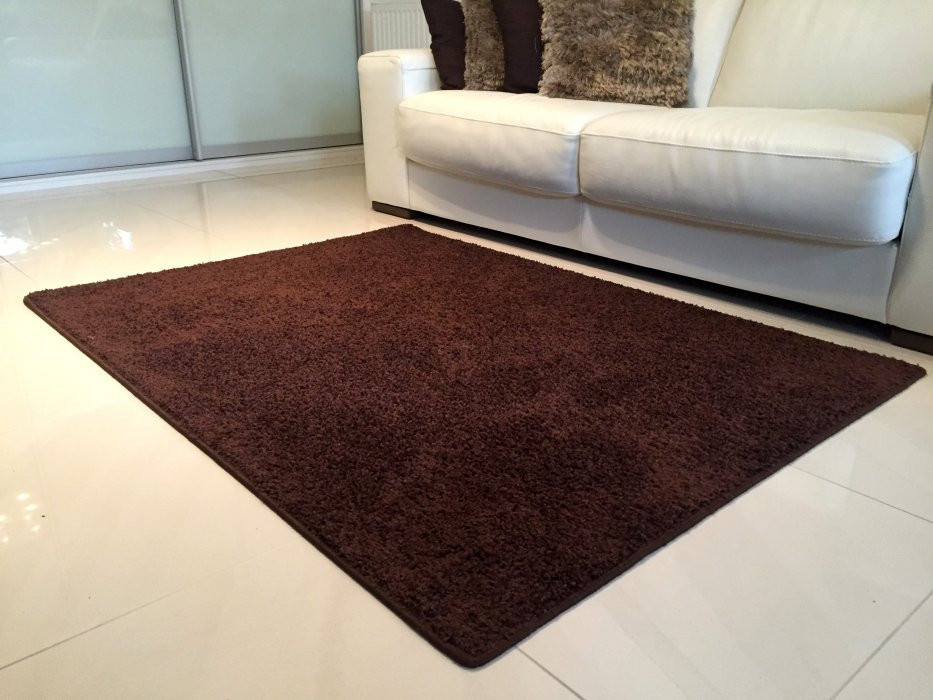 Kusový koberec Color shaggy tmavě hnědý - 200 x 300 cm č.3
