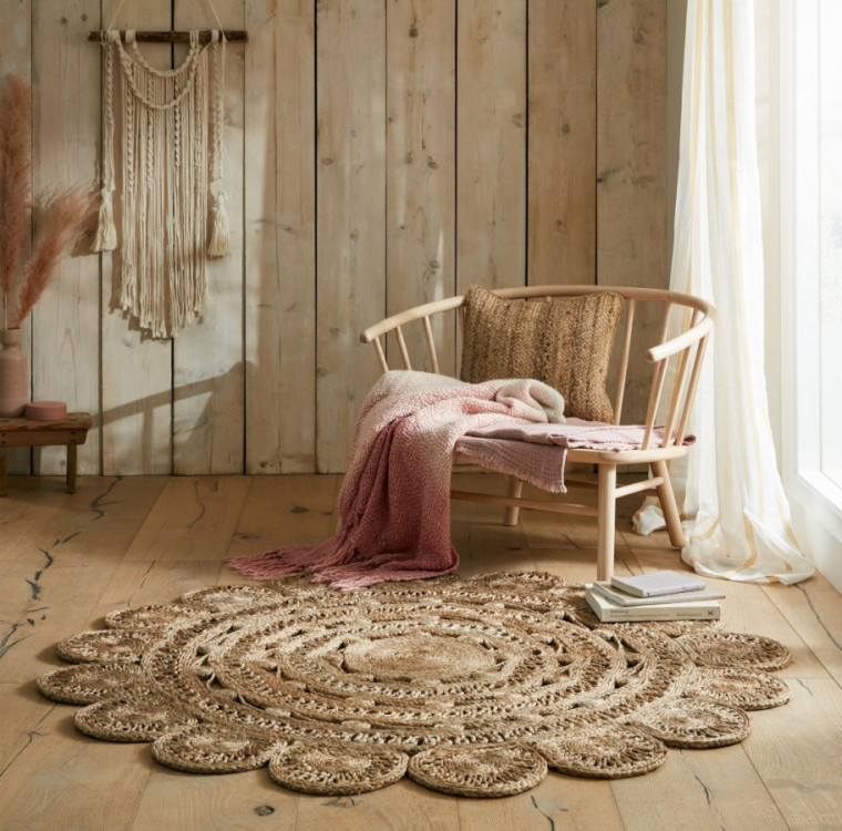 Kusový koberec Handmade Jute Eden kruh č.5