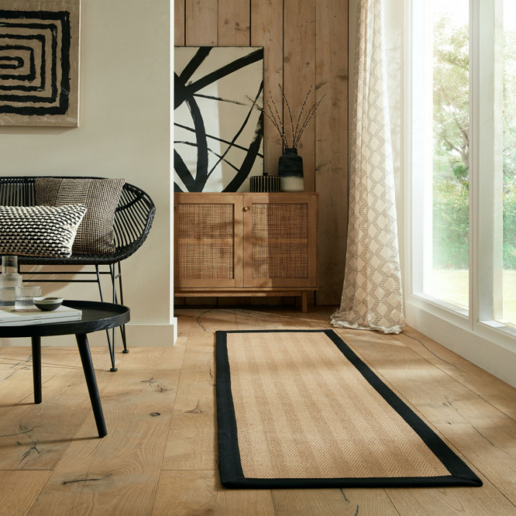 Běhoun Herringbone Border Kira Black č.3