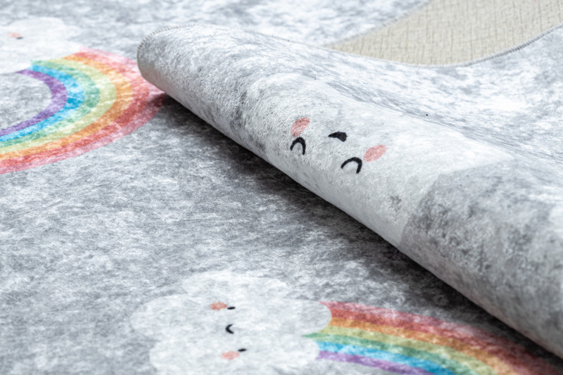 Dětský kusový koberec Junior 52063.801 Rainbow grey č.10
