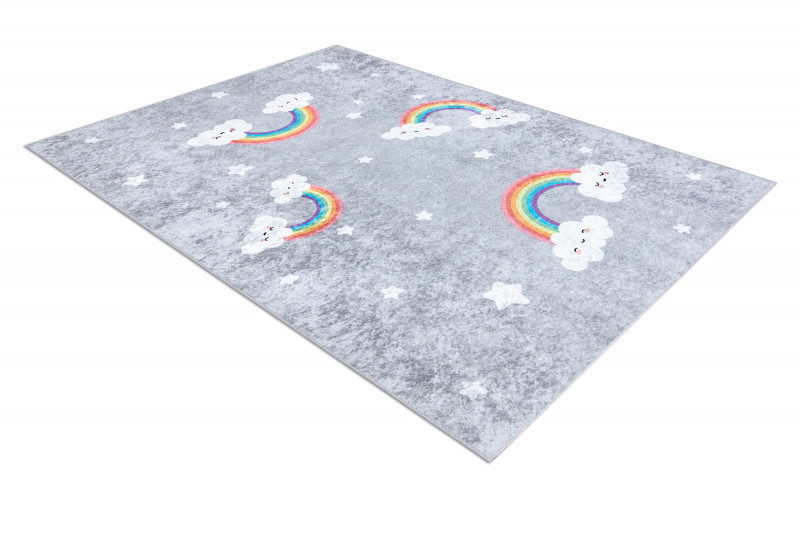 Dětský kusový koberec Junior 52063.801 Rainbow grey č.15