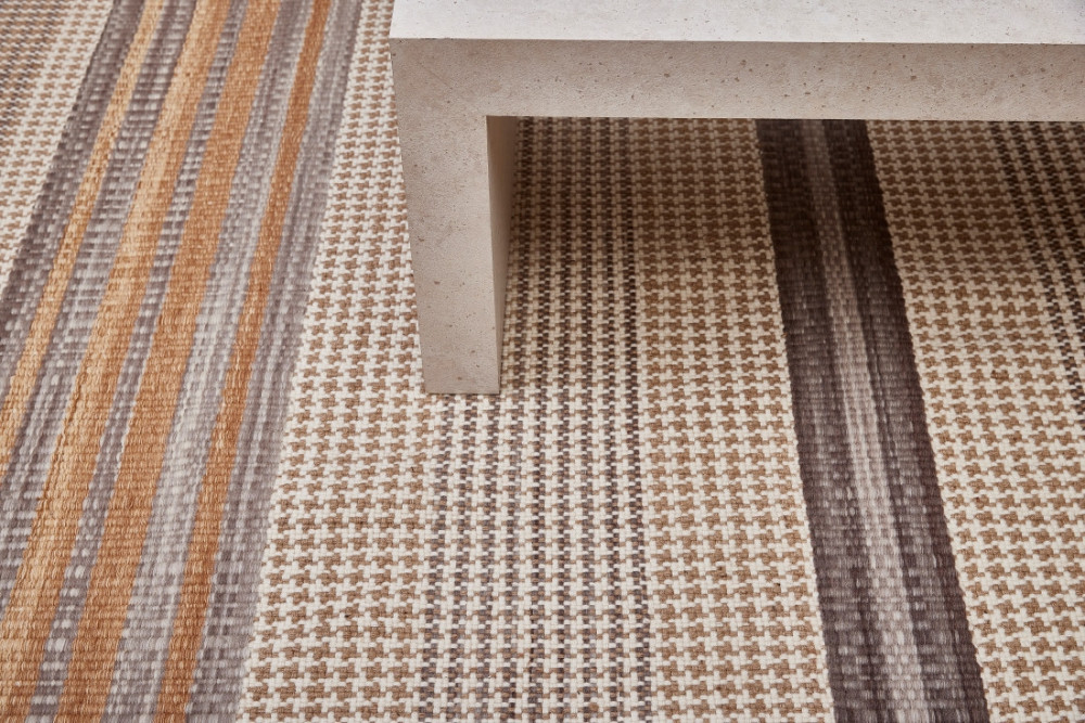 Ručně vázaný kusový koberec Houndstooth DESP HL89 Beige Mix č.3