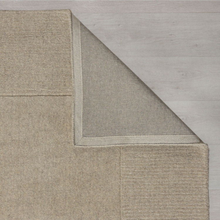 Kusový ručně tkaný koberec Tuscany Textured Wool Border Natural č.4