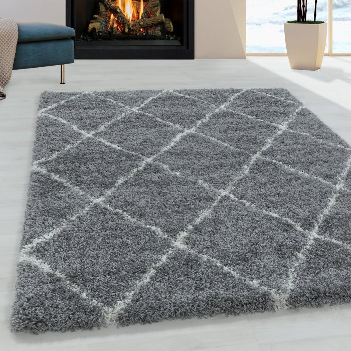 Kusový koberec Alvor shaggy 3401 grey č.2