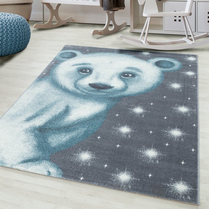 Dětský koberec Bambi 810 blue č.1