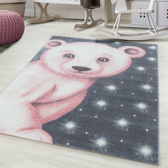 Dětský koberec Bambi 810 pink č.1