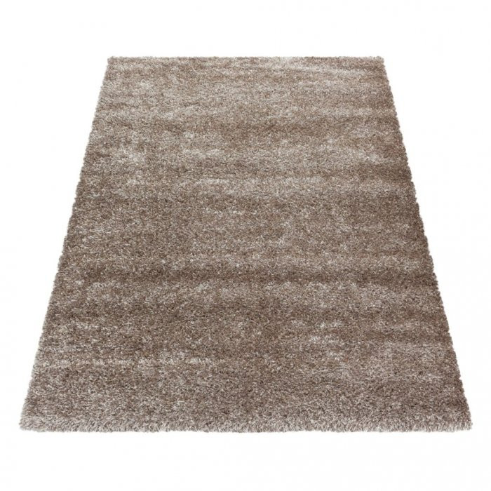 Kusový koberec Brilliant shaggy 4200 taupe - 60 x 110 cm č.3