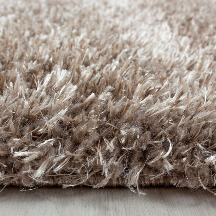 Kusový koberec Brilliant shaggy 4200 taupe - 60 x 110 cm č.5