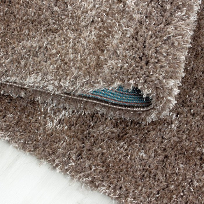 Kusový koberec Brilliant shaggy 4200 taupe - 60 x 110 cm č.6