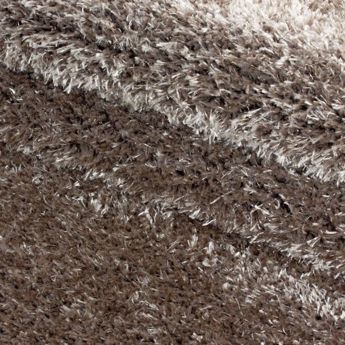 Kusový koberec Brilliant shaggy 4200 taupe - 60 x 110 cm č.7