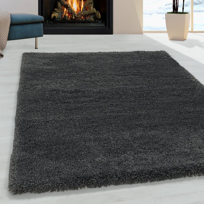 Kusový koberec Fluffy shaggy 3500 grey č.2