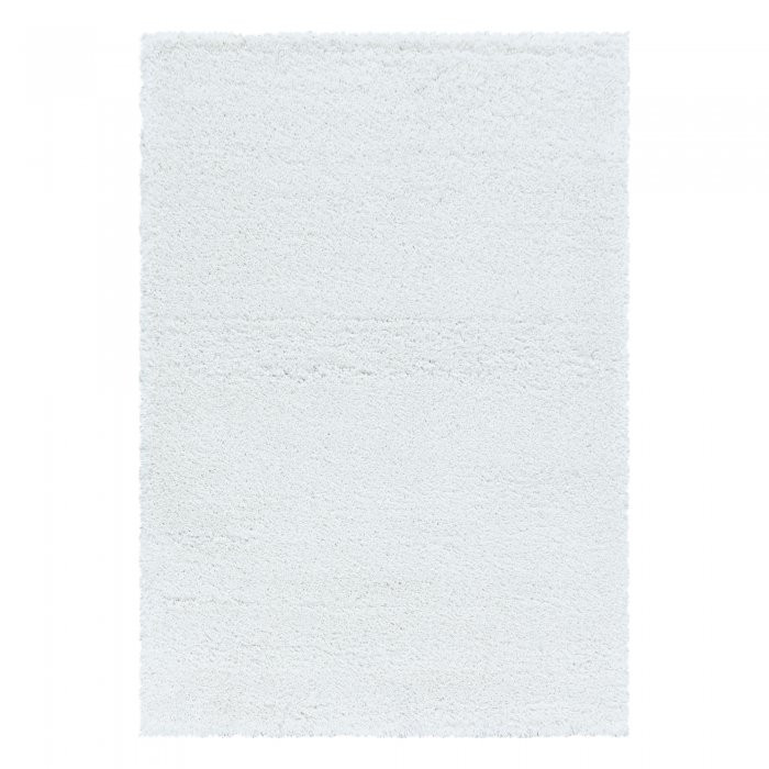 Kusový koberec Fluffy shaggy 3500 white č.1